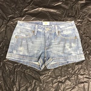 Brand new never worn denim jean low rise shorts